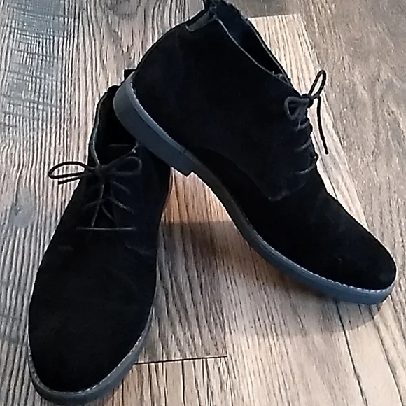 Bruno Marc | Shoes | Black Bruno Marc Mens Suede Boots Size  display picture 3